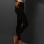 Black Solid Legging 7