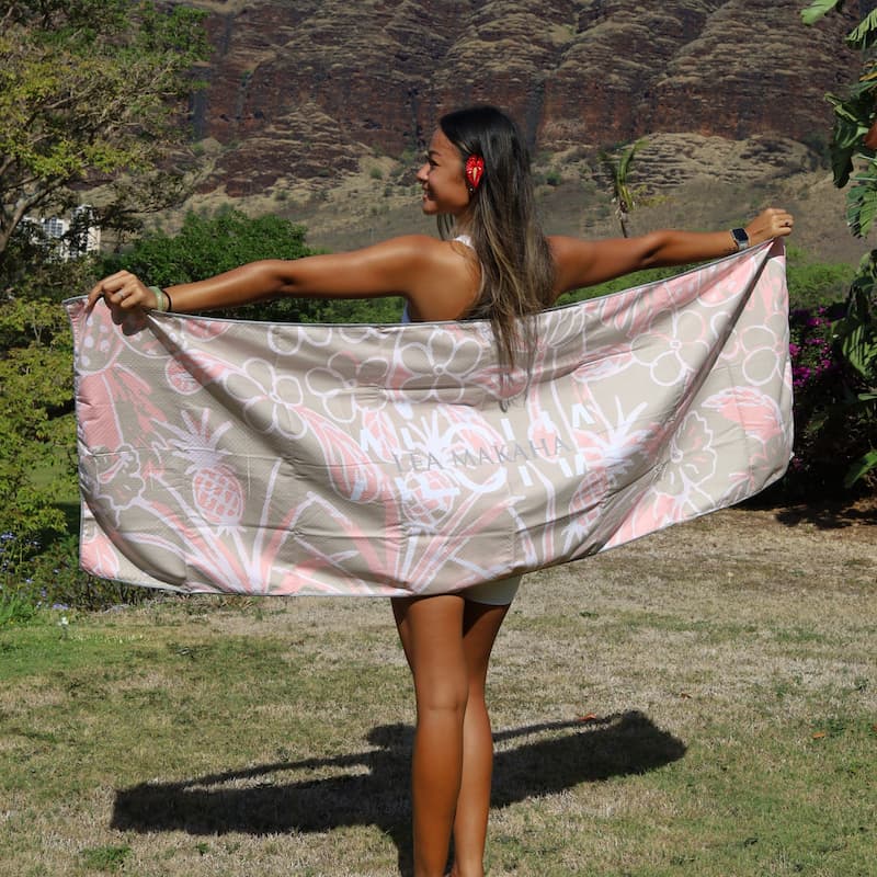 yogamattowel レアマカハ ヨガマットタオル ピンク